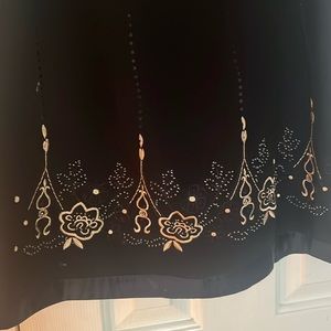 Black with a hint of gold